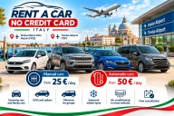 Ile kosztuje wynajem samochodu w Wenecji i Treviso? Już od 25 € dziennie! Ile kosztuje wynajem samochodu w Wenecji i Treviso? Już od 25 € dziennie!
